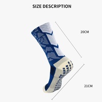 Nouvelles chaussettes de sport en tricot respirant décontractées pour équipe de football, chaussettes de sport antidérapantes avec logo personnalisé