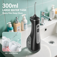 Hydropulseur sans fil populaire, irrigateur buccal rechargeable, étanche IPX7, type C, réservoir de 300 ml, nettoyeur de dents pour usage quotidien