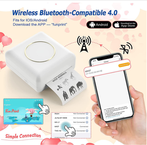 <span class=keywords><strong>Mini</strong></span> <span class=keywords><strong>imprimante</strong></span> de reçus, portable, sans encre, <span class=keywords><strong>imprimante</strong></span> <span class=keywords><strong>photo</strong></span> de poche BT pour <span class=keywords><strong>iPhone</strong></span>, machine à créer des autocollants thermiques, <span class=keywords><strong>imprimante</strong></span> d'étiquettes - Product Image 3