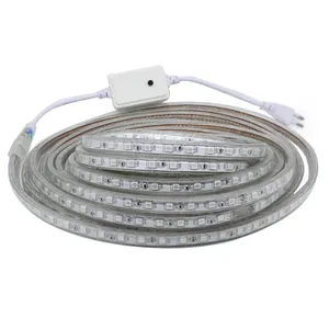 Flexible LED RGB Rope Light Strip Multi Color Changing LEDs 110V 220V AC Dimmable Waterproof Indoor Outdoor Rope Lighting