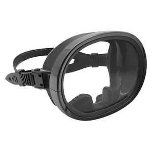 Máscara <span class=keywords><strong>de</strong></span> Buceo <span class=keywords><strong>de</strong></span> Silicona para Adultos, Máscara <span class=keywords><strong>de</strong></span> Snorkel para Pesca Submarina, Forma Redonda Ovalada - Product Image 3