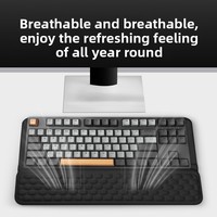 Penyangga Keyboard Busa Memori Slow Rebound, Bantalan Pergelangan Tangan Keyboard Mekanik, Penyangga Tangan Keyboard, Penyangga Pergelangan Tangan Mouse, Grosir
