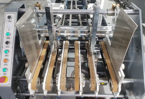 छोटे बॉक्स बॉटम फोल्डिंग पेपरबोर्ड मशीन के साथ छोटे बॉक्स बॉटम मशीन - Product Image 2