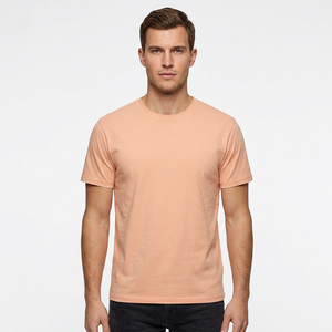 100% Cotton 265 Grams Printed T-shirt New Relaxed Trendy Brand Heavy Round Collar Top T-shirt For <b>Men</b> - Product Image 1