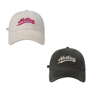 Thấp Moq 6 Bảng Điều Chỉnh Phổ Thông Vải Rắn Màu Cong Brim Thể Thao Giản Dị Cap Hình Ảnh Phong Cách 3D Thêu Tùy Chỉnh Mũ Bóng Chày Unisex - Product Image 3