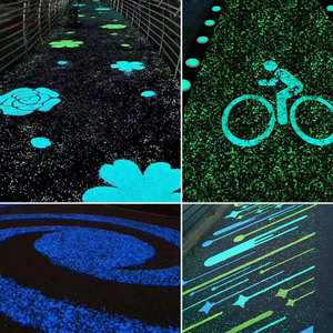 Pedras Luminosas para Paisagismo de Aquários, Vasos de Jardim e Decoração de Aquários, Seixos Coloridos de Resina, Pedras Fluorescentes - Product Image 6