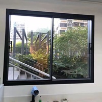 Ventanas Corredizas de PVC Vinílico Ligeras de Tamaño Mini RC4, Ancho Estrecho Personalizado para Patio, Cuarto de Almacenamiento Pequeño, Ventanas Laterales