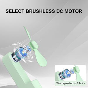 การออกแบบที่กําหนดเองพัดลมไฟฟ้าแบบพกพาแบบชาร์จไฟได้พัดลมไฟฟ้าที่เก็บเก็บได้ในเชิงพาณิชย์ที่ทันสมัย - Product Image 2