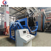 Machine de rotomoulage pour la fabrication de moules de réservoirs d'eau en matériaux LLDPE HDPE, moulage rotatif à flamme nue
