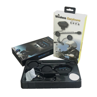 Casque de moto BT12 nouvelle génération avec écouteurs intégrés, batterie longue durée, appels mains libres, écouteurs sans fil pour la conduite