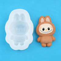 Moule en silicone en forme de lapin Yulixin SM, écologique, non toxique, pour savon fait main, plâtre, chocolat, décorations de gâteaux