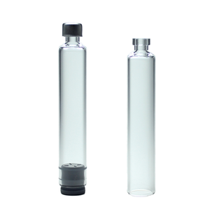 3ml Sterile Glass Vial Cartridge for Cosmetic Liquid Package Borosilicate Empty Cassette Tube with <b>Rubber</b> Stopper Refillable - Product Image 2