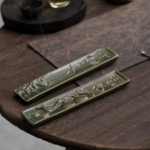 Usine directe chinois en céramique bâton brûleur thé cérémonie encens intérieur bois de santal support support bureau arôme Pot décor - Product Image 1