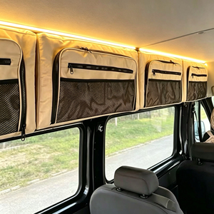 Borsa portaoggetti da soffitto per camper, organizer da appendere per furgoni, tasca portaoggetti per attrezzatura da campeggio fuoristrada, portabagagli morbido di grande capacità - Product Image 1