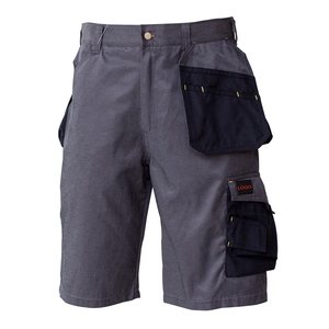 Short de travail respirant multi-poches en polyester robuste <span class=keywords><strong>Construction</strong></span> de mécanicien confortable avec certification EN - Product Image 1
