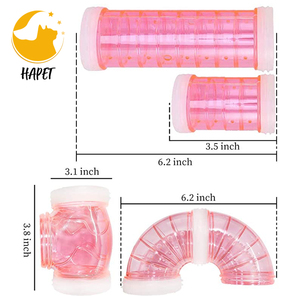 <span class=keywords><strong>Tubos</strong></span> para Hámster WishLotus, Material Transparente, Jaula para Hámster y Accesorios, Juguetes para Hámster para Expandir el Espacio - Product Image 4