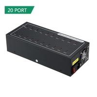 200W 10 Ports Dock de charge rapide PD Station de charge organisateur pour plusieurs appareils conçus pour iPad iPhone tablette iwatch ordinateur portable