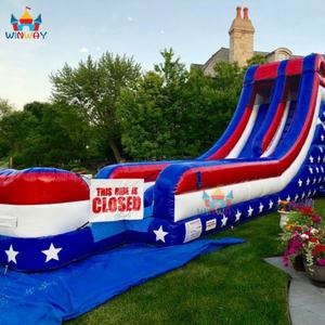 Grand toboggan aquatique gonflable double piste de 20 pieds en PVC pour usage résidentiel – Amusement et sécurité pour tous les âges - Product Image 5