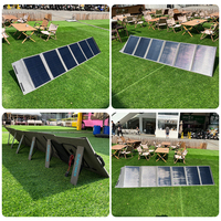 Panneau solaire pliable pare-soleil de pare-brise de voiture 300w 24v Premium 400w Panneau solaire pliable avec support en métal