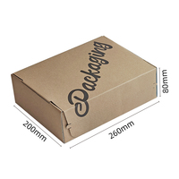 Boîtes d'expédition en carton ondulé écologiques pour le commerce électronique, en carton ondulé recyclé, pour l'envoi de vêtements