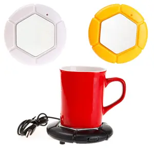 USB escritorio taza de café más caliente/té calentador taza más caliente bebida calentador de bandeja de té de leche taza de café caliente bebidas USB calentador taza