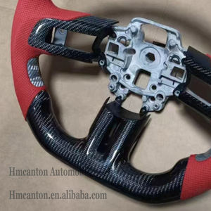 Hot New Product Carbon Fibre Perforated Leather Steering <b>Wheel</b> for Ford Mustang Car Steering <b>Wheel</b> - Product Image 2