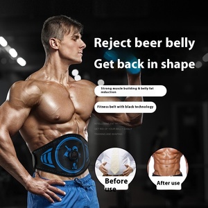 Xuyên biên giới mới Silicone vành đai thắt lưng EMS tập thể dục định hình Nhà Thông Minh massager đốt cháy chất béo tập thể dục bụng huấn luyện viên bụng - Product Image 4