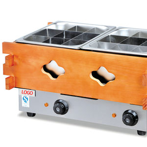 เครื่องทอด <span class=keywords><strong>Domut</strong></span> ไฟฟ้าสแตนเลส2ถัง,เครื่อง Oden เตา Oden เชิงพาณิชย์เตาอบไฟฟ้า Oden - Product Image 2