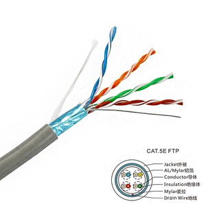 Cable <span class=keywords><strong>de</strong></span> red listo para enviar CAT5 Cat6 cat7 UTP FTP SFTP Cable Ethernet para interior 305m 1000ft Cable <span class=keywords><strong>de</strong></span> comunicación <span class=keywords><strong>de</strong></span> soporte OEM - Product Image 2