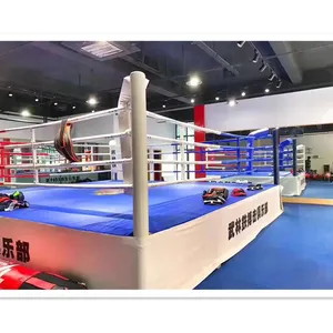 5m x 5m 6m x 6m 8m x 8m अनुकूलित मुक्केबाजी रिंग प्रतियोगिता मानक मंजिल के लिए मुक्केबाजी रिंग लड़ाई प्रशिक्षण