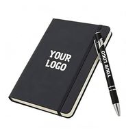 Individualisierbare A5 A6 Mini PU-Leder Schulnotizbücher, Geschenk-Journale mit Fadenbindung