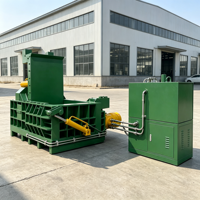 Mini-presse à balles hydraulique horizontale pour ferraille, compacteur de déchets métalliques, machine de pressage télécommandée, haute sécurité