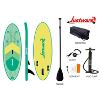 ISUP gonflable SUP gonflable 300X75X10 cm pagaie en aluminium Stand up Paddle Board Surfboard Aqua Set Pump Set