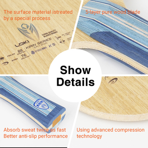 Loki KIRIN 5 Ping Pong Paddle <strong>Blade</strong> Attack Power Type Elastic Pure Wood Table Tennis Carbon <strong>Blade</strong> - Product Image 5