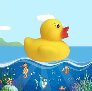 Classic Rubber Duck Toy Duckies for Kids Six Solid Colors <b>Bath</b> Birthday Gifts Baby Showers - Product Image 6