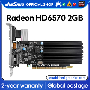 JIESHUO NUEVA Tarjeta Gráfica para Juegos Radeon HD6570 2G, Tarjeta de Video para Servidores de PC, Placa de Video, Tarjetas Gráficas GPU Radeon HD 6570 2GB Rade - Product Image 6