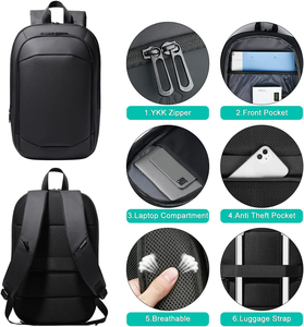Mochila <span class=keywords><strong>para</strong></span> Portátil Cómoda y Más Vendida, Bolsa <span class=keywords><strong>para</strong></span> Portátil de Exterior <span class=keywords><strong>para</strong></span> Hombre, Maletín, Mochila de Negocios, Bolsa <span class=keywords><strong>para</strong></span> Portátil - Product Image 5
