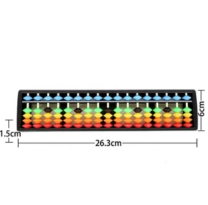 Tiges à 17 chiffres boulier en bois jouets éducatifs calculatrice japonaise chinoise outil de comptage pour adultes - Product Image 5