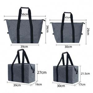 Sac isotherme de livraison alimentaire 600D écologique, grande capacité 15L, haute qualité, portable, pour le déjeuner – Vente en gros à prix réduit - Product Image 3