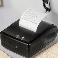 Printer Resi Mini Android Portabel 58mm dengan Resolusi 203dpi, Baterai 7.4v 1400mAh untuk Penggunaan Supermarket (Stok Tersedia)