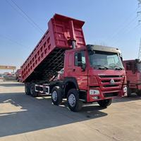 Sinotruk HOWO Camión Volquete de Minería Usado, Ligero y Pesado, 6x4/8x4, Diésel, 10-12 Ruedas, con Caja de Carga y Mezcladora de Concreto
