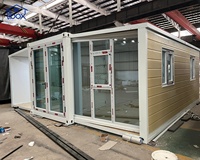 Maison conteneur extensible économique pour location de motel, hébergement hôtelier moderne pour unités d'accueil portables