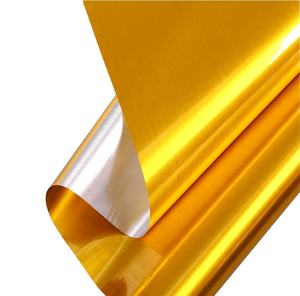 <span class=keywords><strong>Pellicola</strong></span> PET Metallizzata Color Oro/Argento Spazzolata per Decorazione e Laminazione - Product Image 2