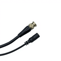 Cable Coaxial RG59 de 10m/15m/30m para CCTV con Conectores BNC DC, Revestimiento de PVC y Conductor de Cobre Libre de Oxígeno