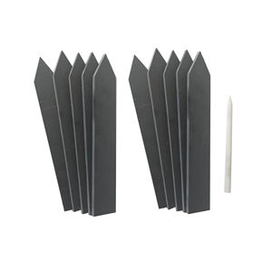 Étiquettes d'<span class=keywords><strong>ardoise</strong></span> de différents modèles Petites étiquettes de plantes de <span class=keywords><strong>jardin</strong></span> noires comme ornements de <span class=keywords><strong>jardin</strong></span> souvenir - Product Image 5