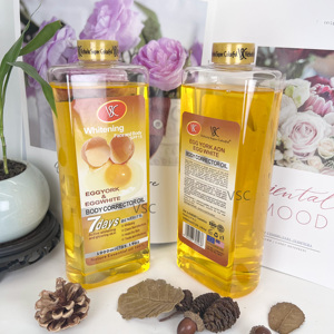 Huile Correctrice Corps Pure à l'Œuf (Jaune et Blanc) Super Éclaircissante pour une Peau Lumineuse, Élimine les Infections Cutanées, Huile Essentielle Visage & Corps - Product Image 2