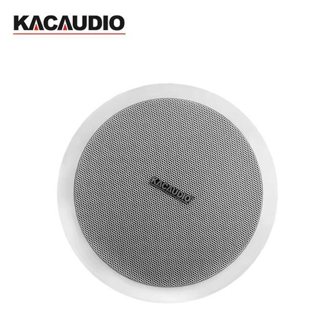 104 5W 6-Inch Passive Ceiling Speaker 100V Plastic Indoor Speaker Excellent Audio Quality for Home Theatre 10W Output