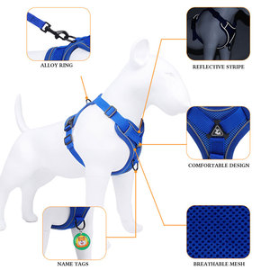 Profession Fabricant Laisse en nylon Ensemble <span class=keywords><strong>de</strong></span> harnais pour animaux <span class=keywords><strong>de</strong></span> compagnie pour <span class=keywords><strong>chien</strong></span> Harnais pour animaux <span class=keywords><strong>de</strong></span> compagnie durables réfléchissants - Product Image 2