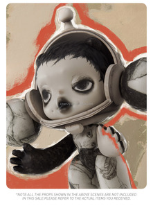 Para Pop Mart MEGA SKULLPANDA 1000% Egon Schiele figura de <span class=keywords><strong>Anime</strong></span> <span class=keywords><strong>TikTok</strong></span> Venta caliente 100% juguete de decoración de moda Original - Product Image 5