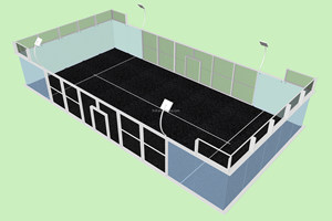 Fournisseur d'équipements professionnels pour terrains de padel, terrains de padel non rétractables - Product Image 3